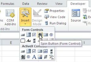 How To Use Spin Button In Excel Best Excel Tutorial