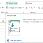 Excel FAQ Wrap Text