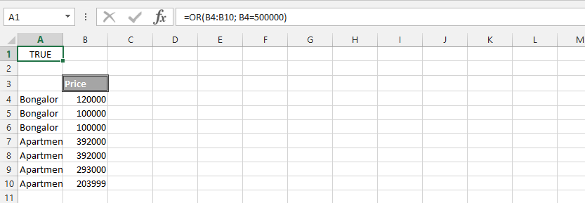 Excel or function Asking a Question