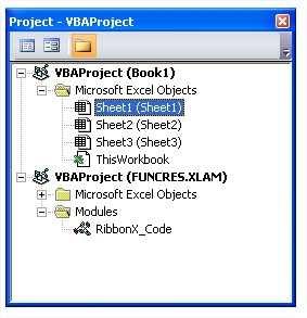 Excel Project VBAProject