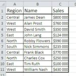 Excel database functions example