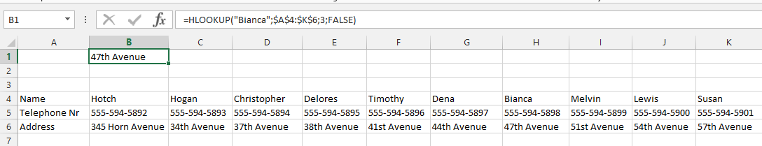 Finding Address to Employee