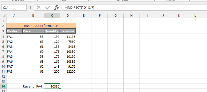 Indirectly Finding a Number in a Column