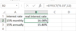 How to Calculate Real Interest Rate - Best Excel Tutorial