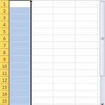Excel Select Column