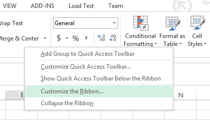 How to create a toggle button in Excel 