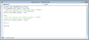 How to create a toggle button in Excel - Best Excel Tutorial