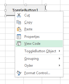 Toggle button View Button Code