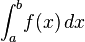 definite integral function