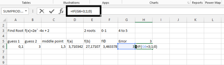 Bisection Method Calculator In Excel - Best Excel Tutorial