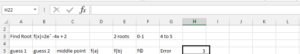 Bisection Method Calculator in Excel - Best Excel Tutorial