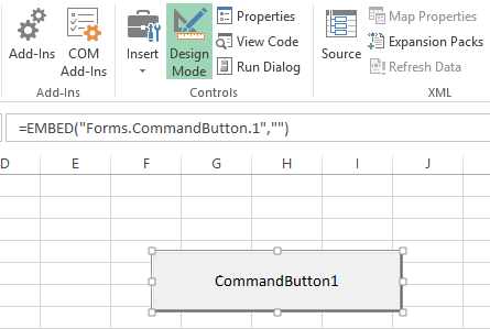 Multiple Loops create command button