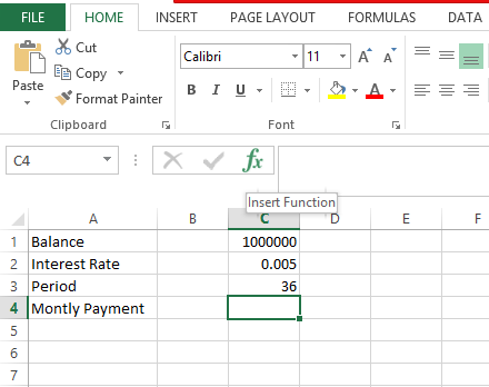 monthly payment type data