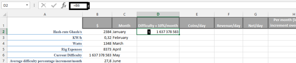 How to Create a Bitcoin Mining Calculator in Excel for Profitability ...