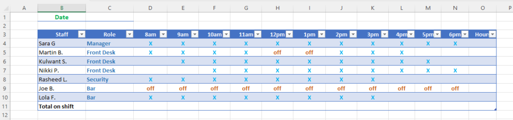 How to Make a Rota - Best Excel Tutorial