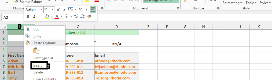 VLOOKUP two criteria right click insert