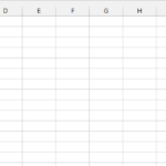 horizontal line data set table