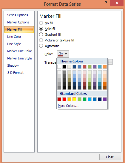 solid fill markers