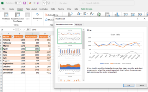 How To Insert a Variance Graph - Best Excel Tutorial