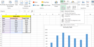 How to add target line to Excel chart - Best Excel Tutorial