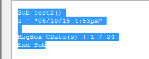 vba time test2