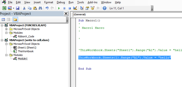 How to Write to a Cell in Excel Vba - Best Excel Tutorial