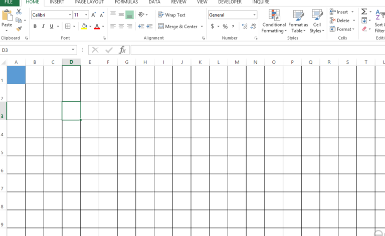 How to Make a Grid in Excel - Best Excel Tutorial
