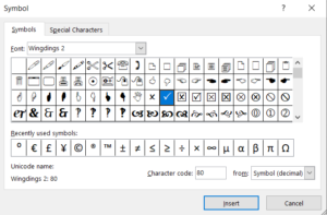 How to insert a check mark symbol? - Best Excel Tutorial