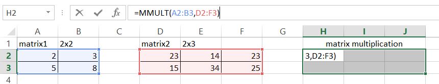 matrix multiplication