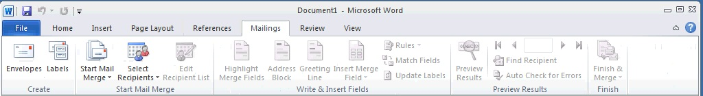 excel word email labels