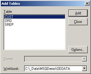 add tables