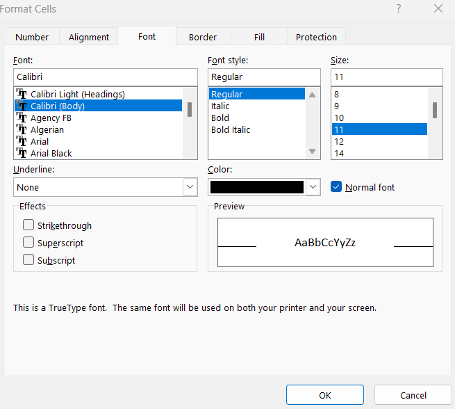 Superscript and Subscript in Excel